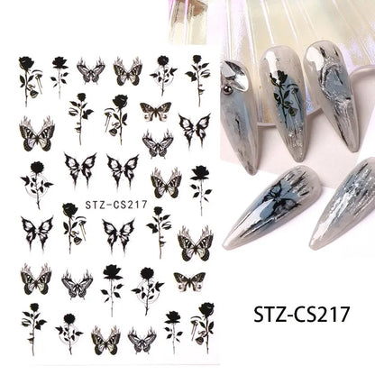 Nail Stickers Gothic Design SS69 6.69 STZ-CS217