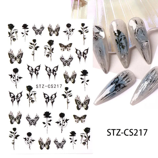 Nail Stickers Gothic Design SS69 6.69 STZ-CS217