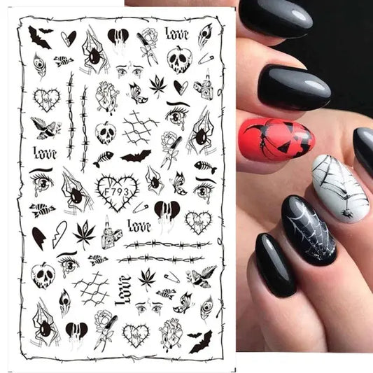 Nail Stickers Gothic Design SS69 7.69 F793