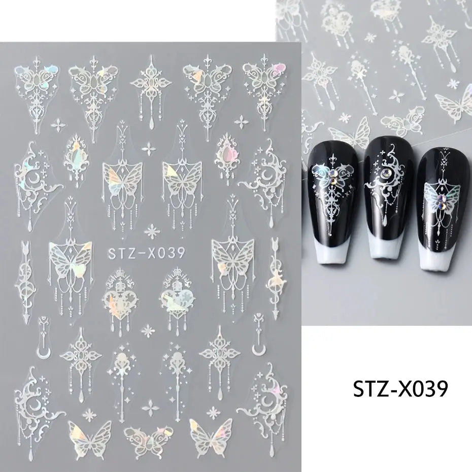 Nail Stickers Gothic Design SS69 5.69 STZ-X039