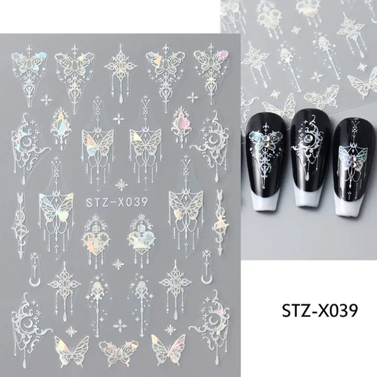 Nail Stickers Gothic Design SS69 5.69 STZ-X039