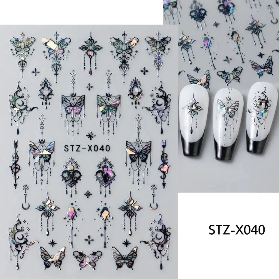 Nail Stickers Gothic Design SS69 6.69 STZ-X040