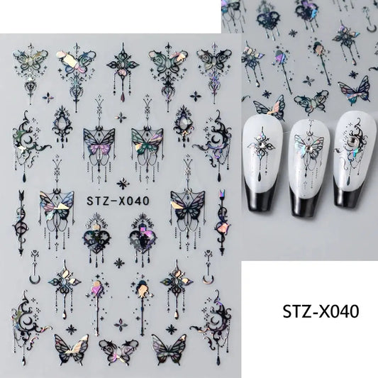 Nail Stickers Gothic Design SS69 6.69 STZ-X040