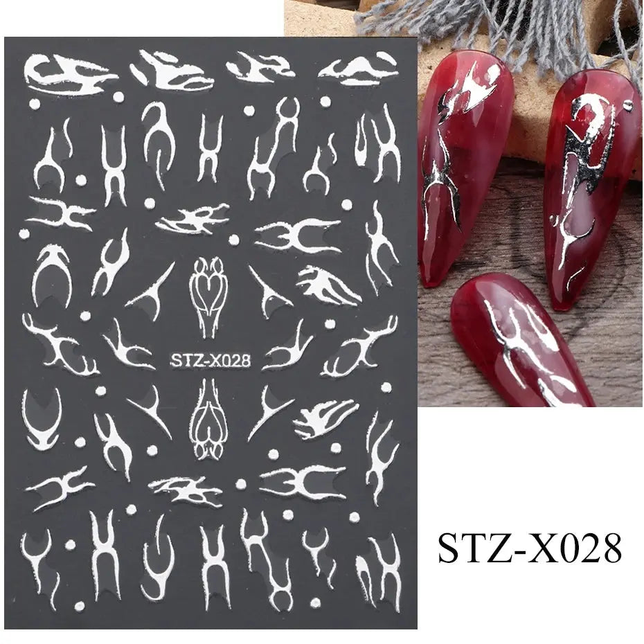 Nail Stickers Gothic Design SS69 5.69 STZ-X028