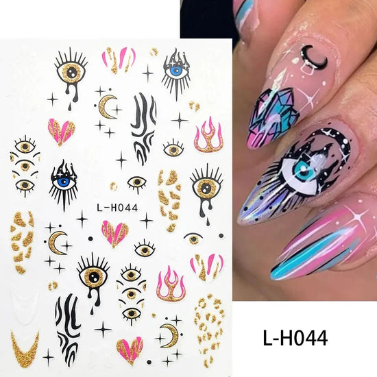 Nail Stickers Gothic Design SS69 7.69 L-H044