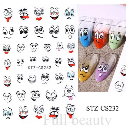 Nail Stickers Gothic Design SS69 6.69 STZ-CS232