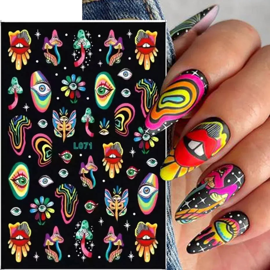 Nail Stickers Gothic Design SS69 7.69 L071