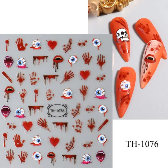 Nail Stickers Gothic Design SS69 7.69 TH-1076