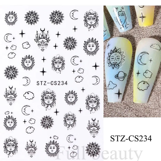 Nail Stickers Gothic Design SS69 6.69 STZ-CS234