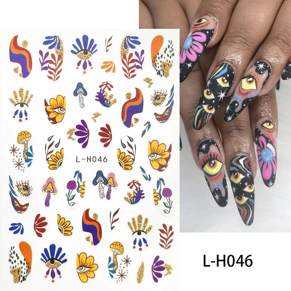 Nail Stickers Gothic Design SS69 7.69 L-H046