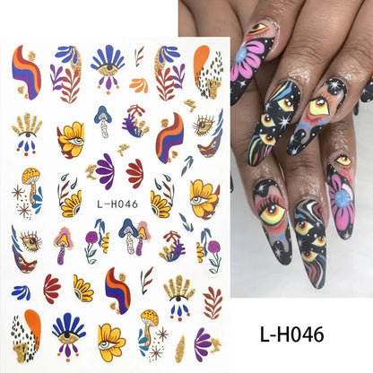 Nail Stickers Gothic Design SS69 7.69 L-H046