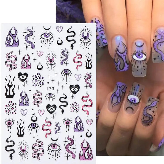 Nail Stickers Gothic Design SS69 7.69 EB173