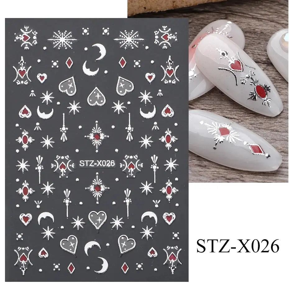 Nail Stickers Gothic Design SS69 6.69 STZ-X026