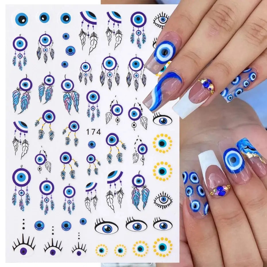 Nail Stickers Gothic Design SS69 7.69 EB174