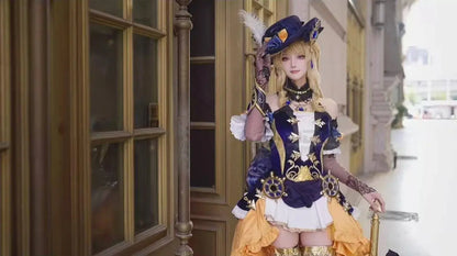 Navia Cosplay Shoes Anime Chinese Style Halloween for Genshin Impact Women Game - SS69