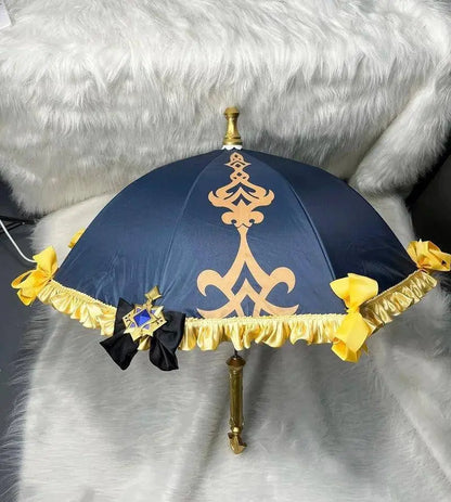 Navia Umbrella Cosplay Props Costume Anime figures Accessory Staff Model Gear Genshin Impact Halloween Glasses - SS69