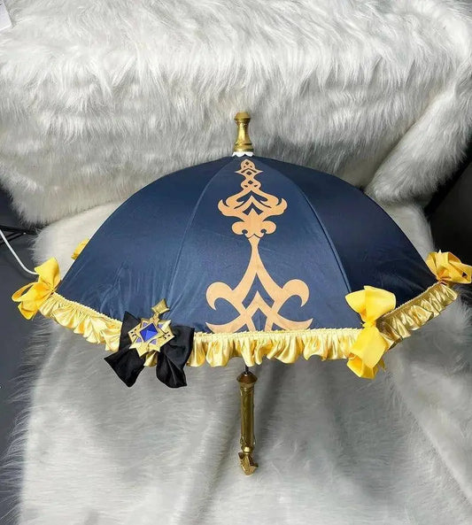 Navia Umbrella Cosplay Props Costume Anime figures Accessory Staff Model Gear Genshin Impact Halloween Glasses - SS69