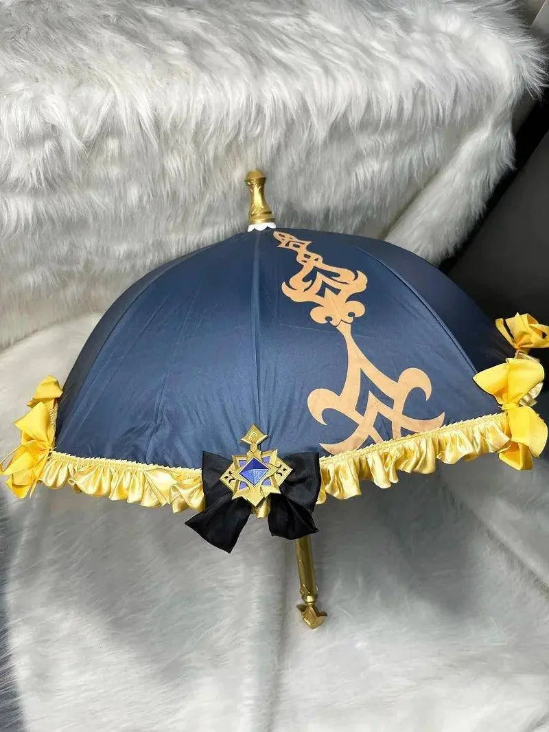 Navia Umbrella Cosplay Props Costume Anime figures Accessory Staff Model Gear Genshin Impact Halloween Glasses - SS69