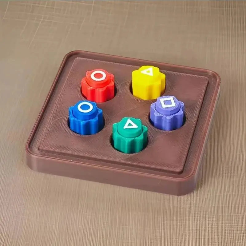 New Calamari Game Dice Party Game Props Square Circle Triangle Printing Bar Games Party Props Korean Film Squid Play Games SS69