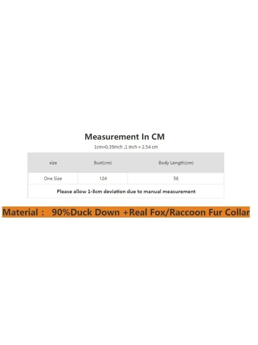 New Duck Down Loose Winter Jacket Women Real Fox Fur Raccoon Fur Collar Hooded Thick Warm Streetwear Outerwear Detachable SS69