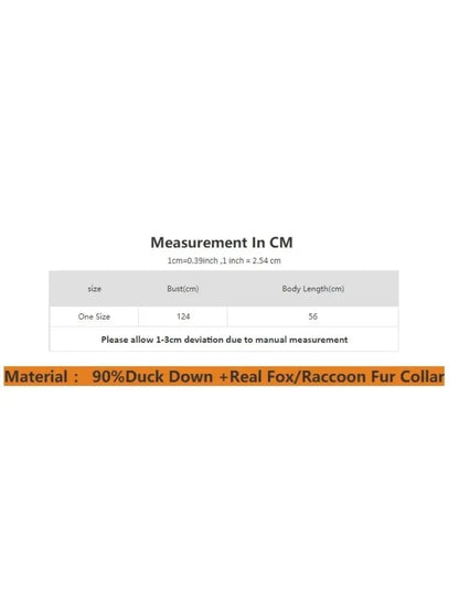 New Duck Down Loose Winter Jacket Women Real Fox Fur Raccoon Fur Collar Hooded Thick Warm Streetwear Outerwear Detachable SS69