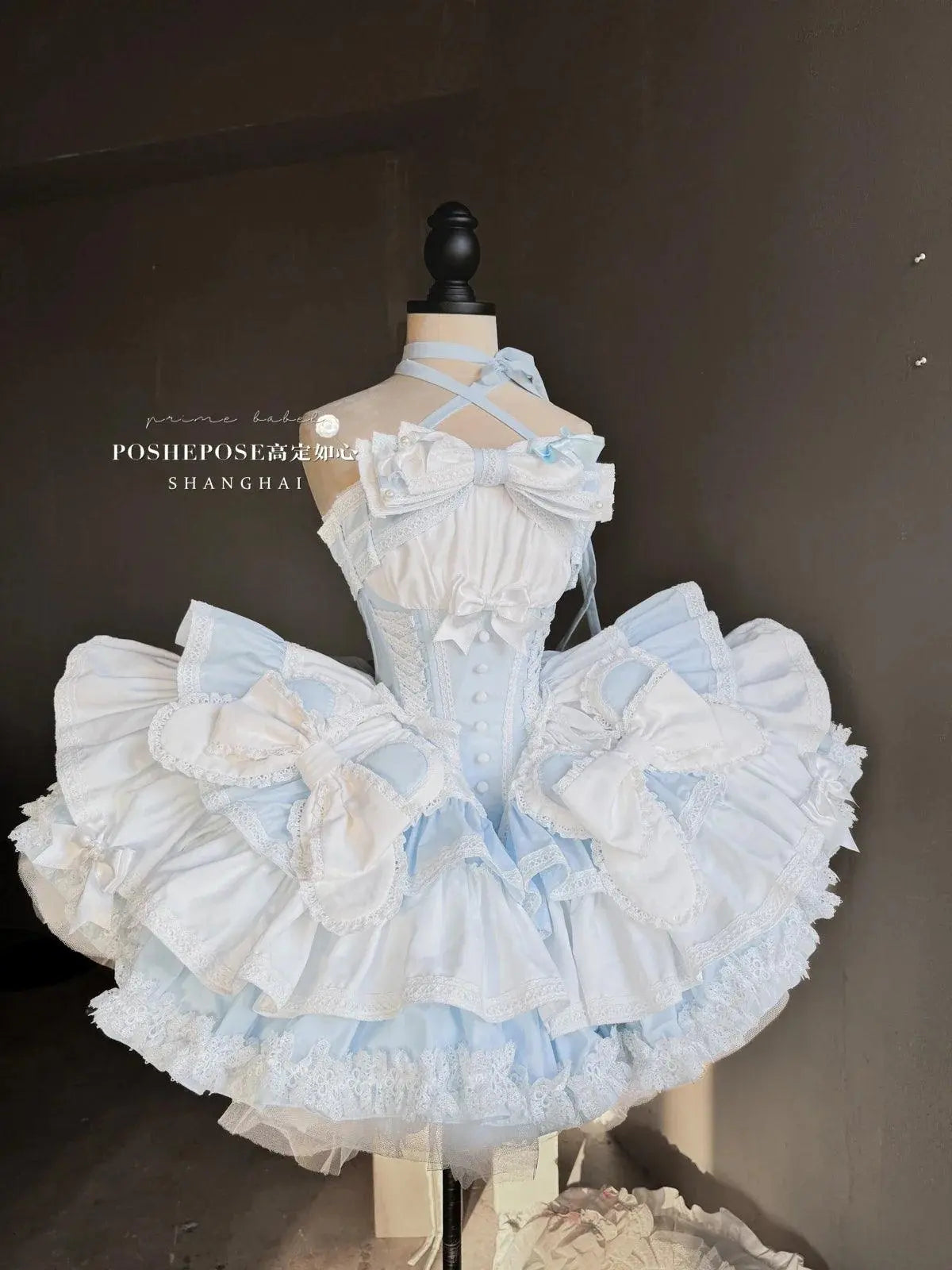 New Girls Birthday Lolita Dress 2025 Spring and Summer Women's Tube Top Satin Bowknot Slim Pettiskirt Short Mini Party Dress - SS69