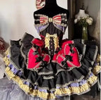 New Girls Birthday Lolita Dress 2025 Spring and Summer Women's Tube Top Satin Bowknot Slim Pettiskirt Short Mini Party Dress - SS69