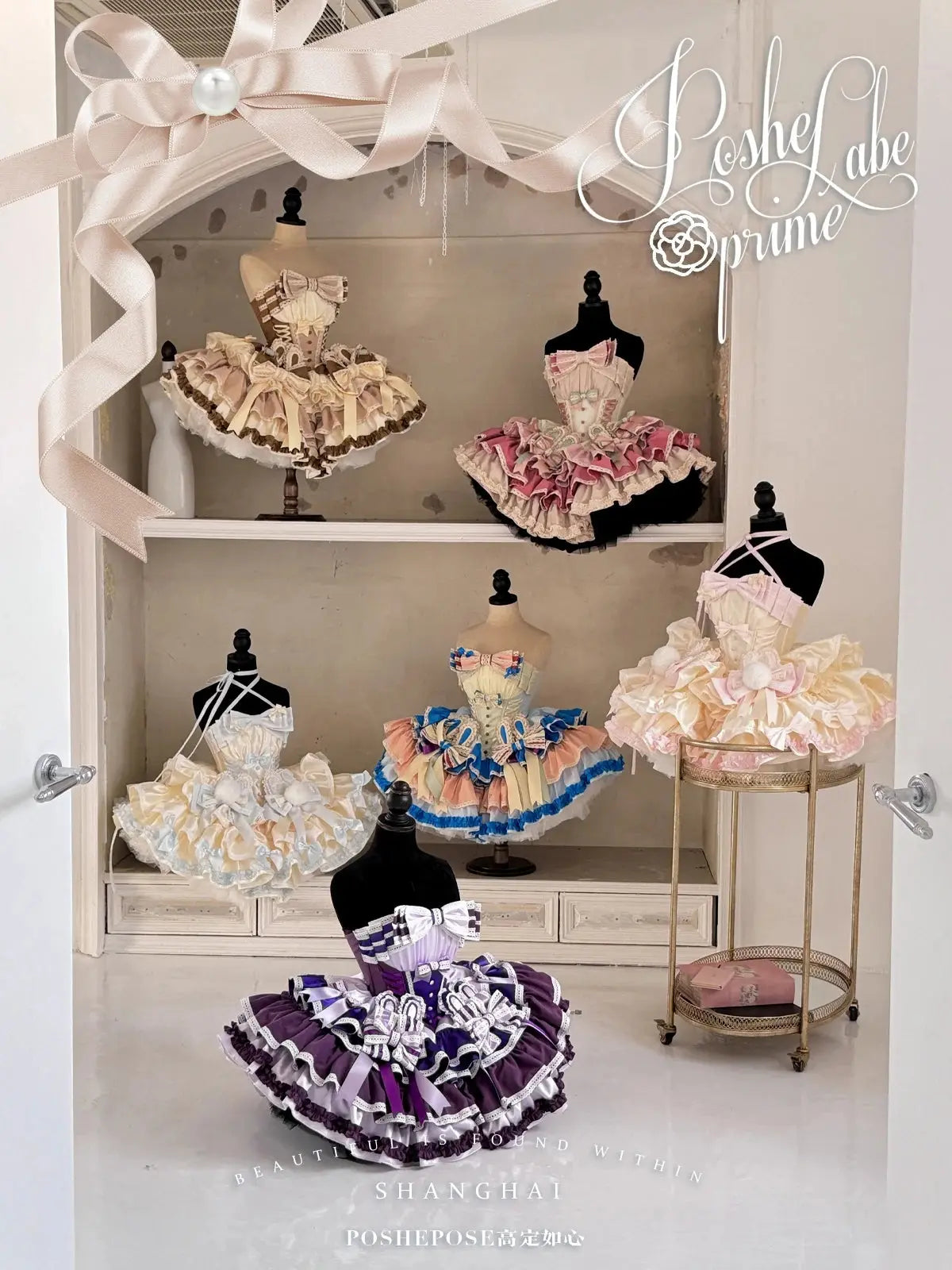 New Girls Birthday Lolita Dress 2025 Spring and Summer Women's Tube Top Satin Bowknot Slim Pettiskirt Short Mini Party Dress SS69