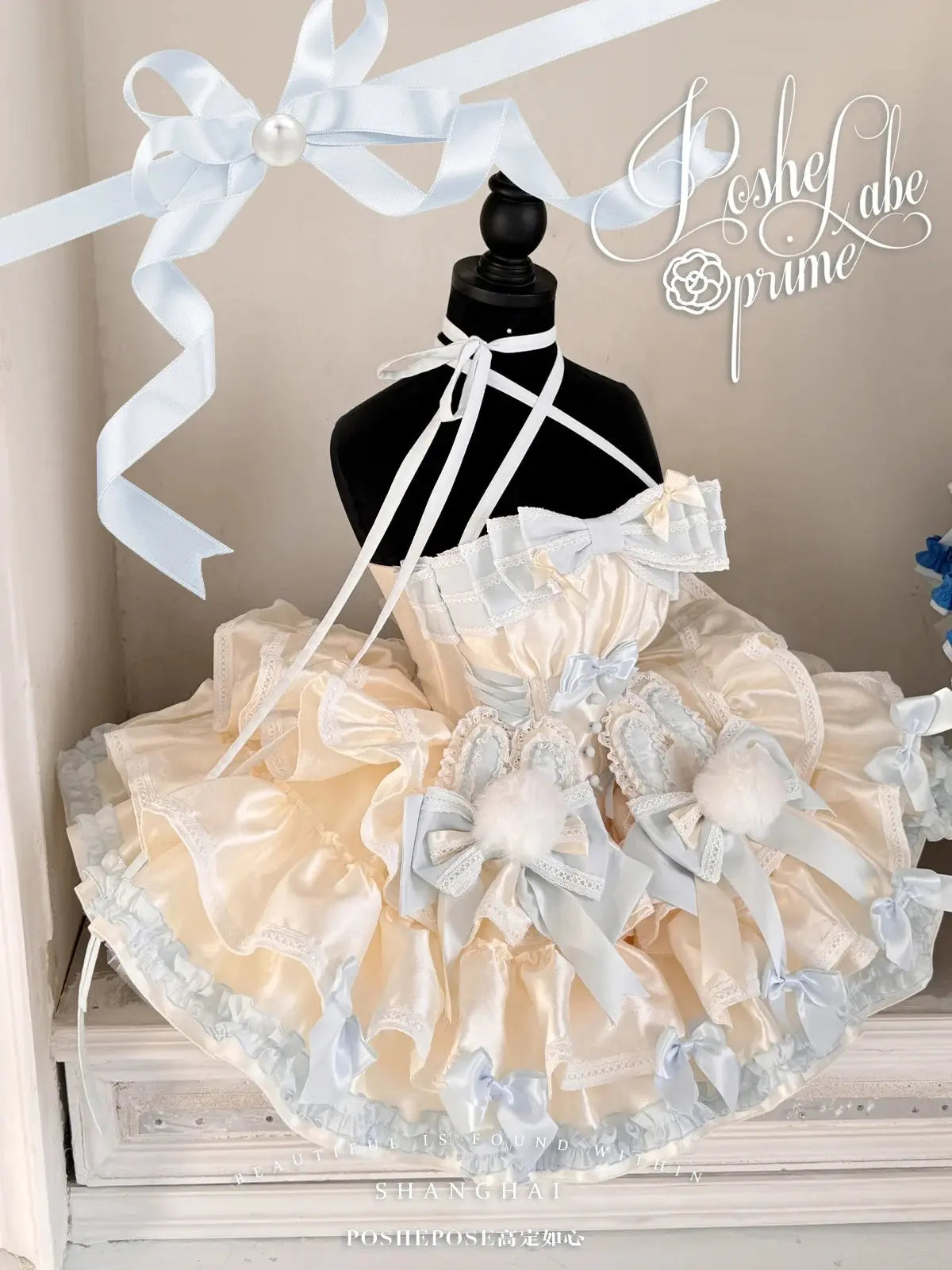 New Girls Birthday Lolita Dress 2025 Spring and Summer Women's Tube Top Satin Bowknot Slim Pettiskirt Short Mini Party Dress SS69