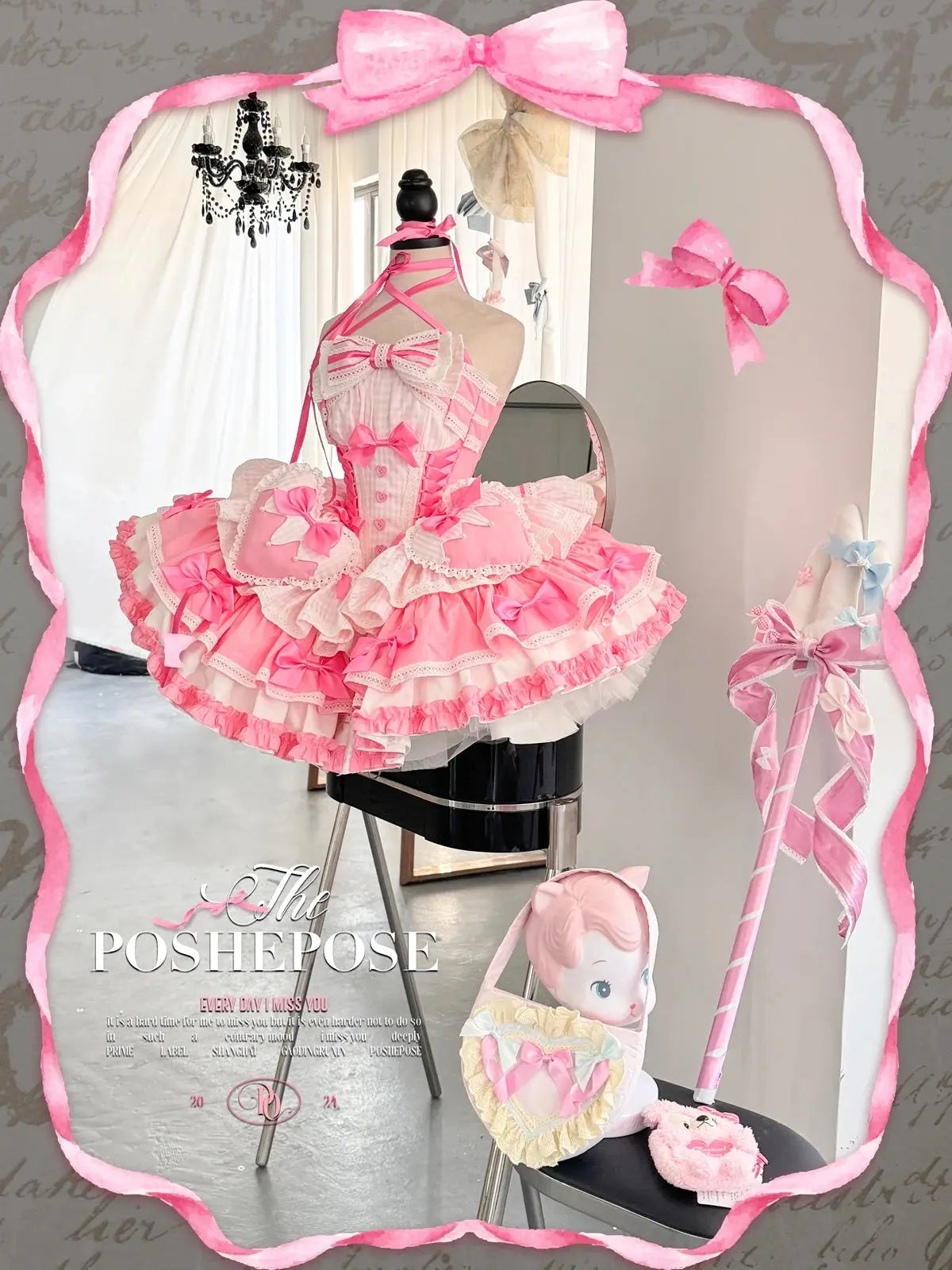 New Girls Birthday Lolita Dress 2025 Spring and Summer Women's Tube Top Satin Bowknot Slim Pettiskirt Short Mini Party Dress SS69