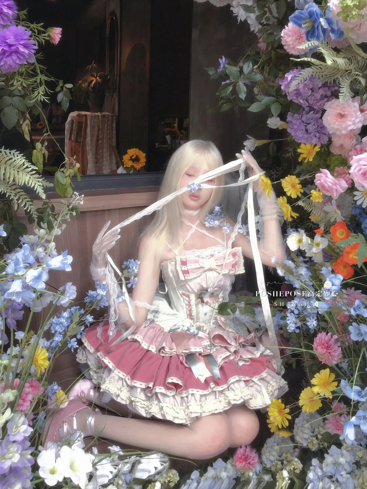 New Girls Birthday Lolita Dress 2025 Spring and Summer Women's Tube Top Satin Bowknot Slim Pettiskirt Short Mini Party Dress SS69