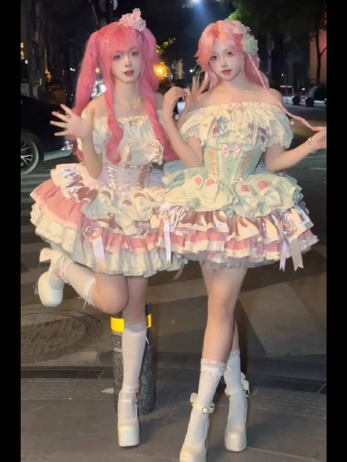 New Girls Birthday Lolita Dress 2025 Spring and Summer Women's Tube Top Satin Bowknot Slim Pettiskirt Short Mini Party Dress SS69