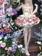 New Girls Birthday Lolita Dress 2025 Spring and Summer Women's Tube Top Satin Bowknot Slim Pettiskirt Short Mini Party Dress SS69