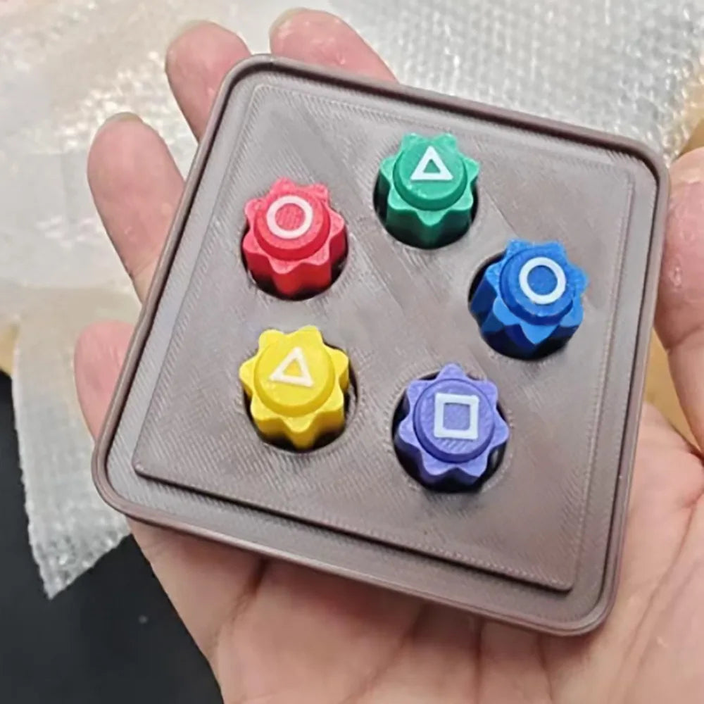 New Korean Folk Game Set Traditional Play Gong-gi Stones Set Jebi Kicks Paeng-y Biseokchigi DDAKJI Set Squid Tossing Toy Party SS69