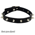New Sexy Harajuku PU Leather Chain Heart Pendant Necklaces Women Men Punk Neck Gothic Black Pink Choker Necklace Cool Collar - SS69
