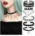 New Sexy Harajuku PU Leather Chain Heart Pendant Necklaces Women Men Punk Neck Gothic Black Pink Choker Necklace Cool Collar - SS69