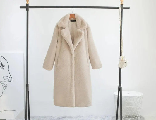 New Women Contrast Color Mink Faux Fur Coat Winter Fur Lady Long Coat искусственная шуба SS69