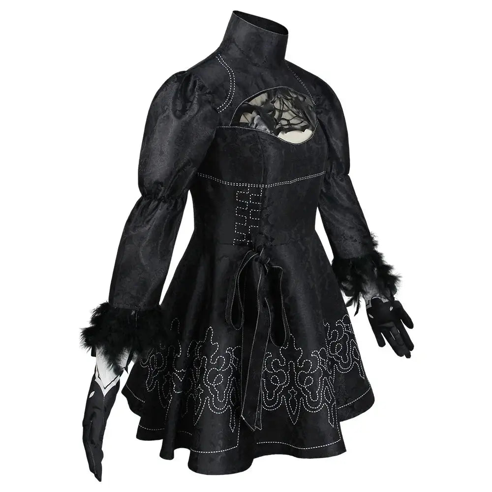 Nier Automata Cosplay Costume Yorha 2B sexy Outfit Game Figures Suit Women Role Play Costumes Girls Halloween Party Fancy Dress - SS69