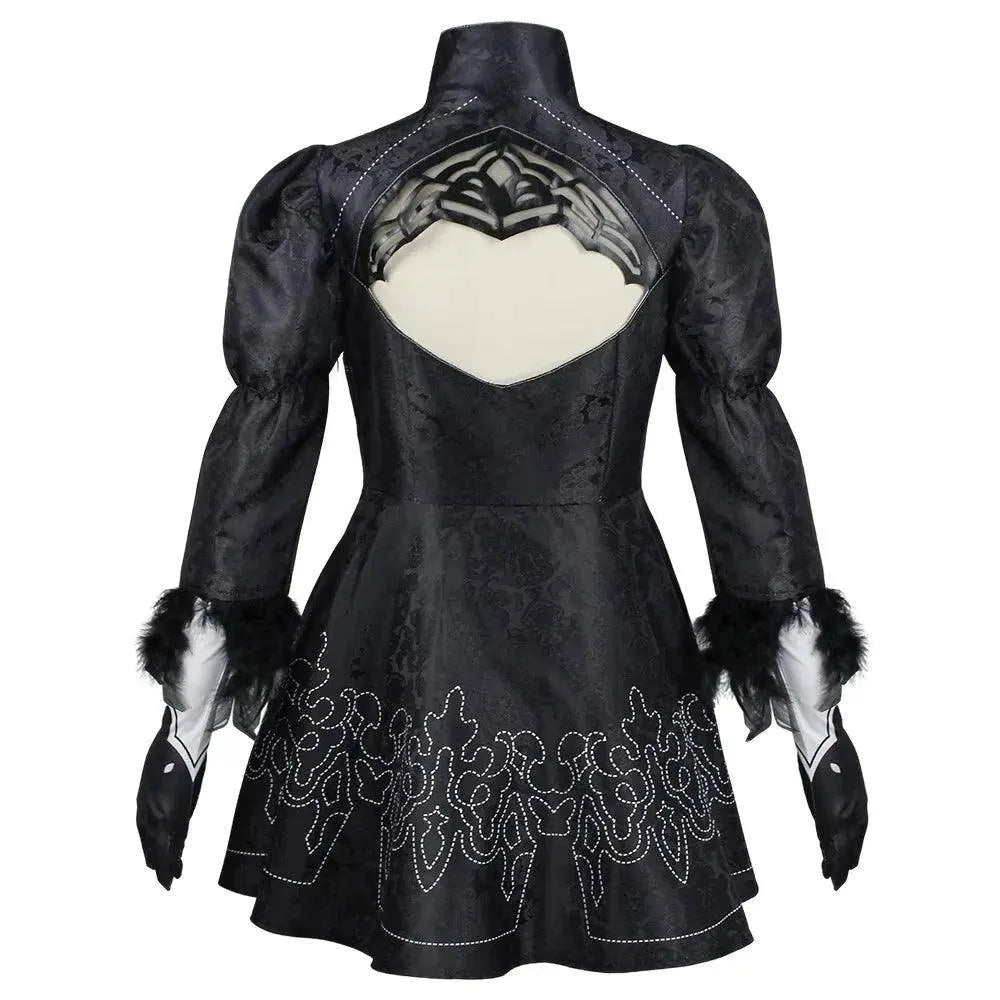 Nier Automata Cosplay Costume Yorha 2B sexy Outfit Game Figures Suit Women Role Play Costumes Girls Halloween Party Fancy Dress - SS69