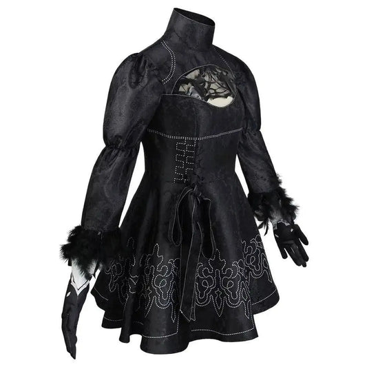 Nier Automata Cosplay Costume Yorha 2B sexy Outfit Game Figures Suit Women Role Play Costumes Girls Halloween Party Fancy Dress - SS69