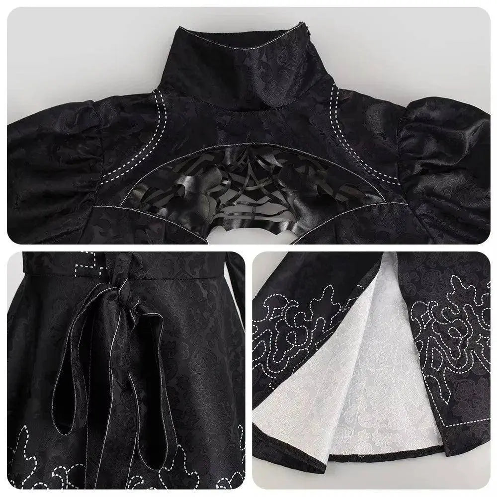 Nier Automata Cosplay Costume Yorha 2B sexy Outfit Game Figures Suit Women Role Play Costumes Girls Halloween Party Fancy Dress - SS69