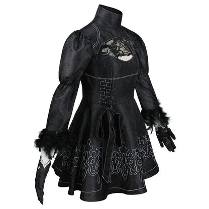 Nier Automata Cosplay Costume Yorha 2B sexy Outfit Game Figures Suit Women Role Play Costumes Girls Halloween Party Fancy Dress - SS69