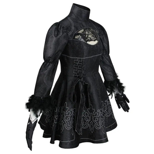 Nier Automata Cosplay Costume Yorha 2B sexy Outfit Game Figures Suit Women Role Play Costumes Girls Halloween Party Fancy Dress - SS69
