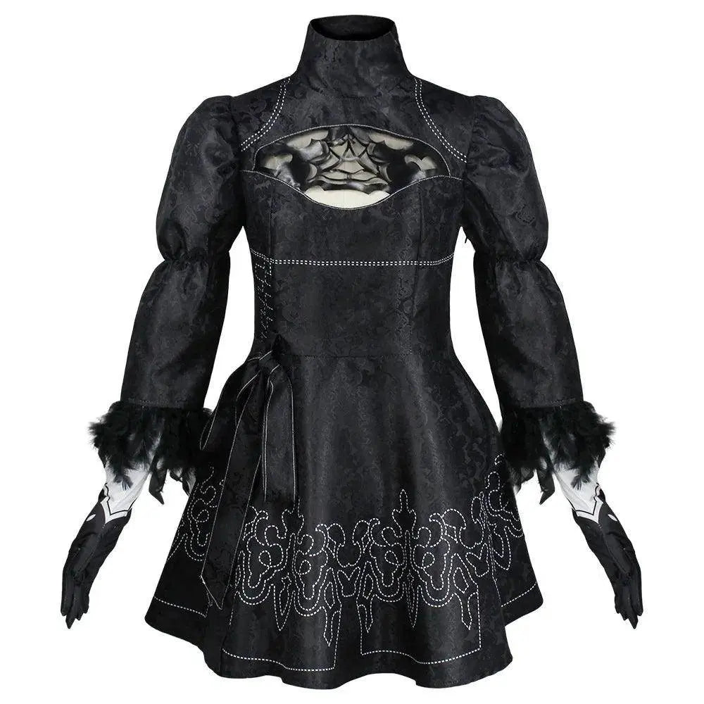 Nier Automata Cosplay Costume Yorha 2B sexy Outfit Game Figures Suit Women Role Play Costumes Girls Halloween Party Fancy Dress - SS69