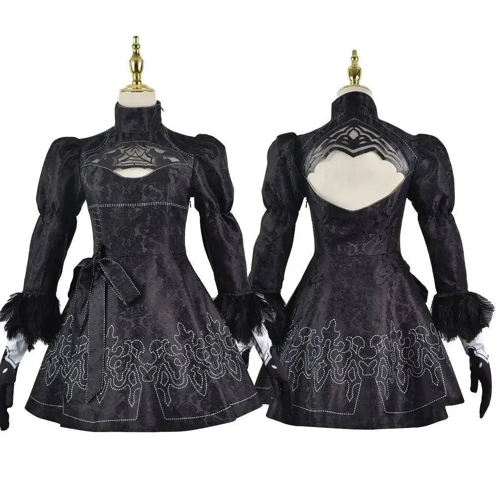 Nier Automata Cosplay Costume Yorha 2B sexy Outfit Game Figures Suit Women Role Play Costumes Girls Halloween Party Fancy Dress - SS69