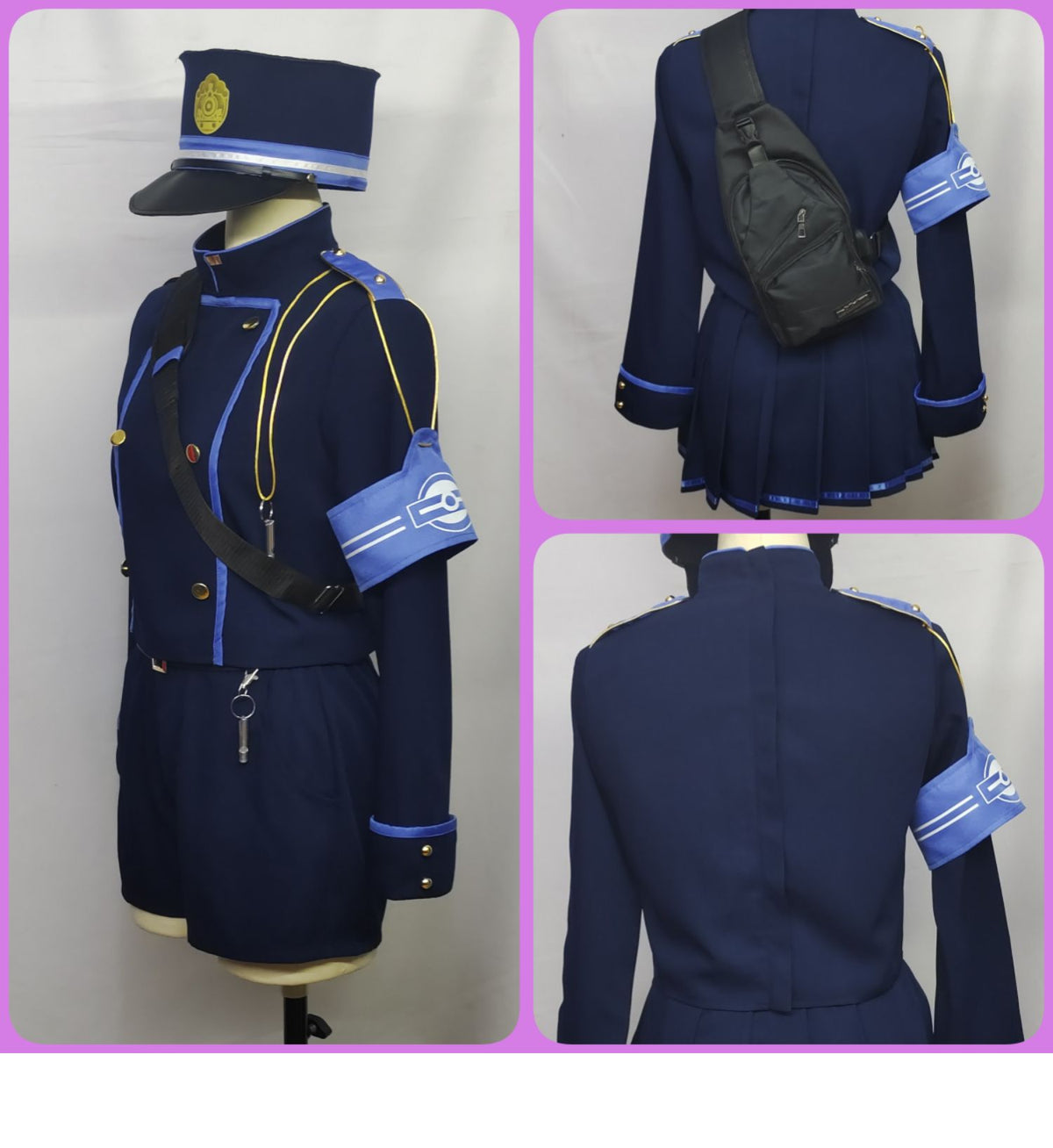 Game Blue Archive Tachibana Nozomi Cosplay Costume Wig Shoes Hikari Cosplay Highlander Railroad Academy Role Play Uniform Prop SS69
