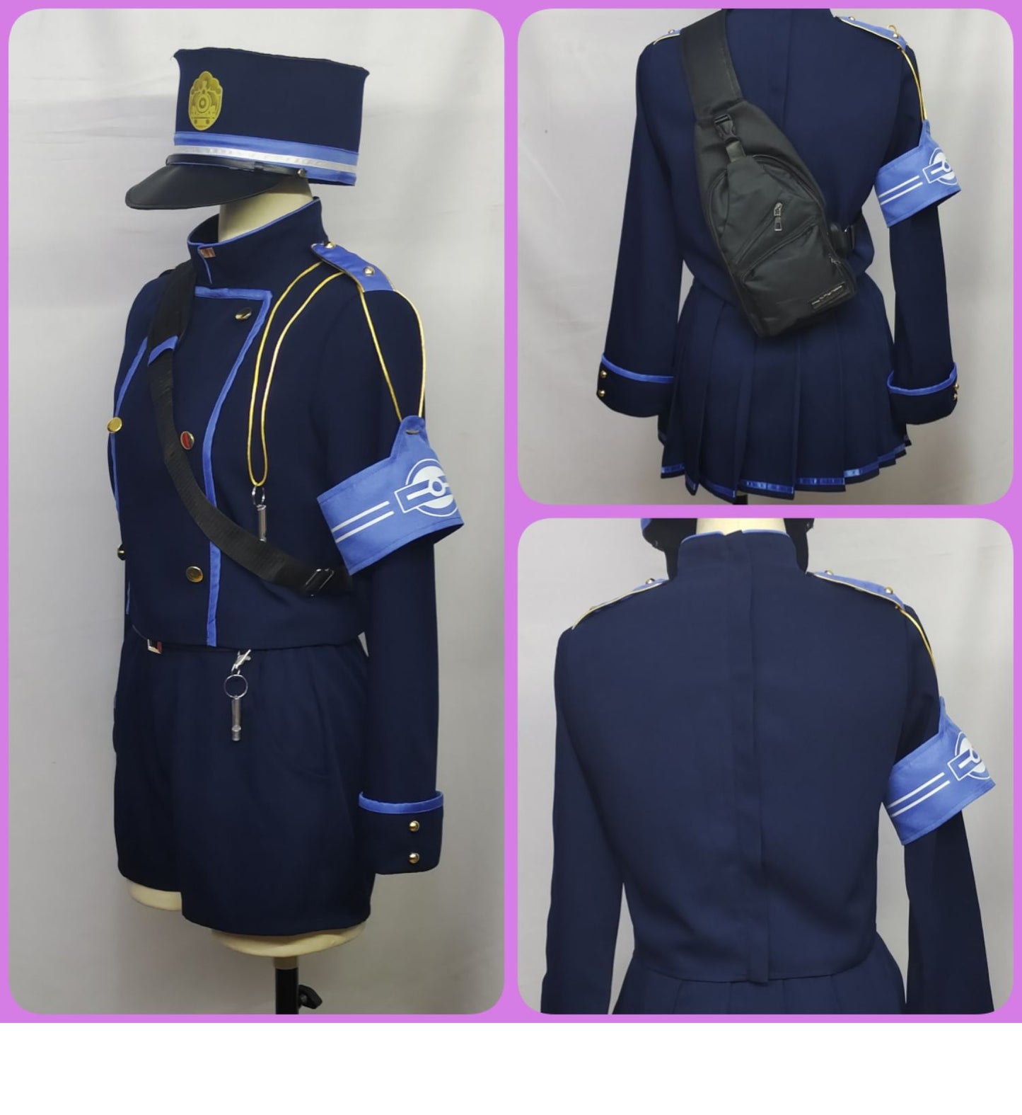 Game Blue Archive Tachibana Nozomi Cosplay Costume Wig Shoes Hikari Cosplay Highlander Railroad Academy Role Play Uniform Prop SS69