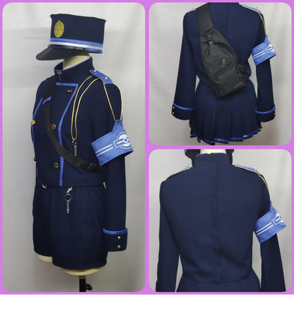 Game Blue Archive Tachibana Nozomi Cosplay Costume Wig Shoes Hikari Cosplay Highlander Railroad Academy Role Play Uniform Prop SS69