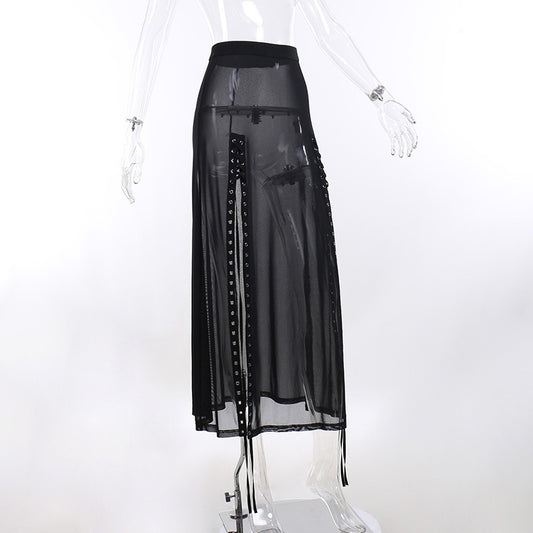 Punk Faux Leather Cropped Jacket Women Spring 2024 Streetwear Sexy Slim Fit Rivet PU Blouse Top