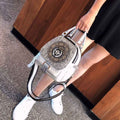 Super Hot Hot Rhinestone Backpack Women's 2025 New Fashion Women's Backpack High-end Genuine Leather Crossbody Bag Light Luxury